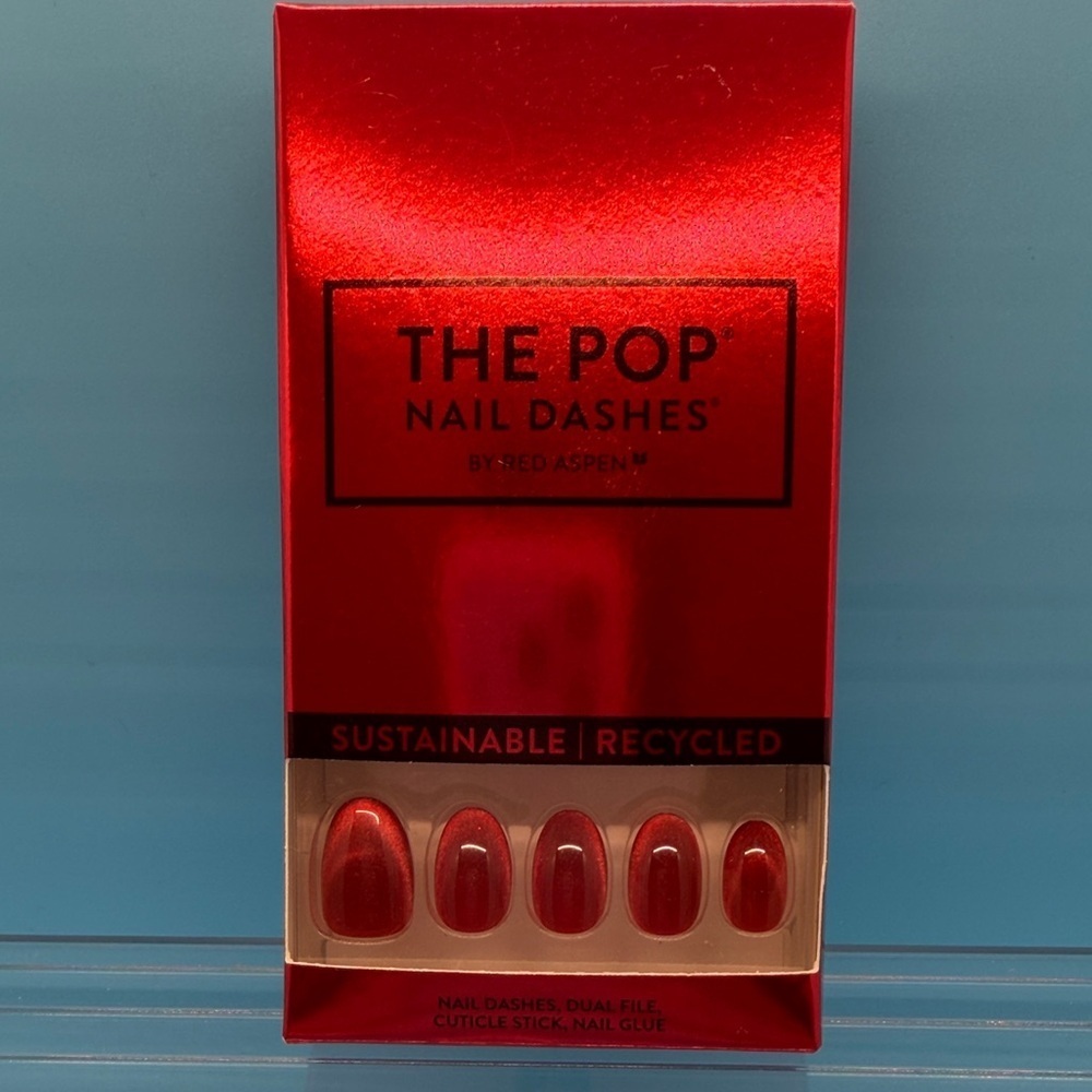 The Pop Nail Dashes by Red Aspen - Red Press-On Nails